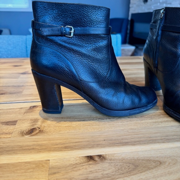 Proenza Schouler Black Leather Ankle Boots 40 - Picture 1 of 7